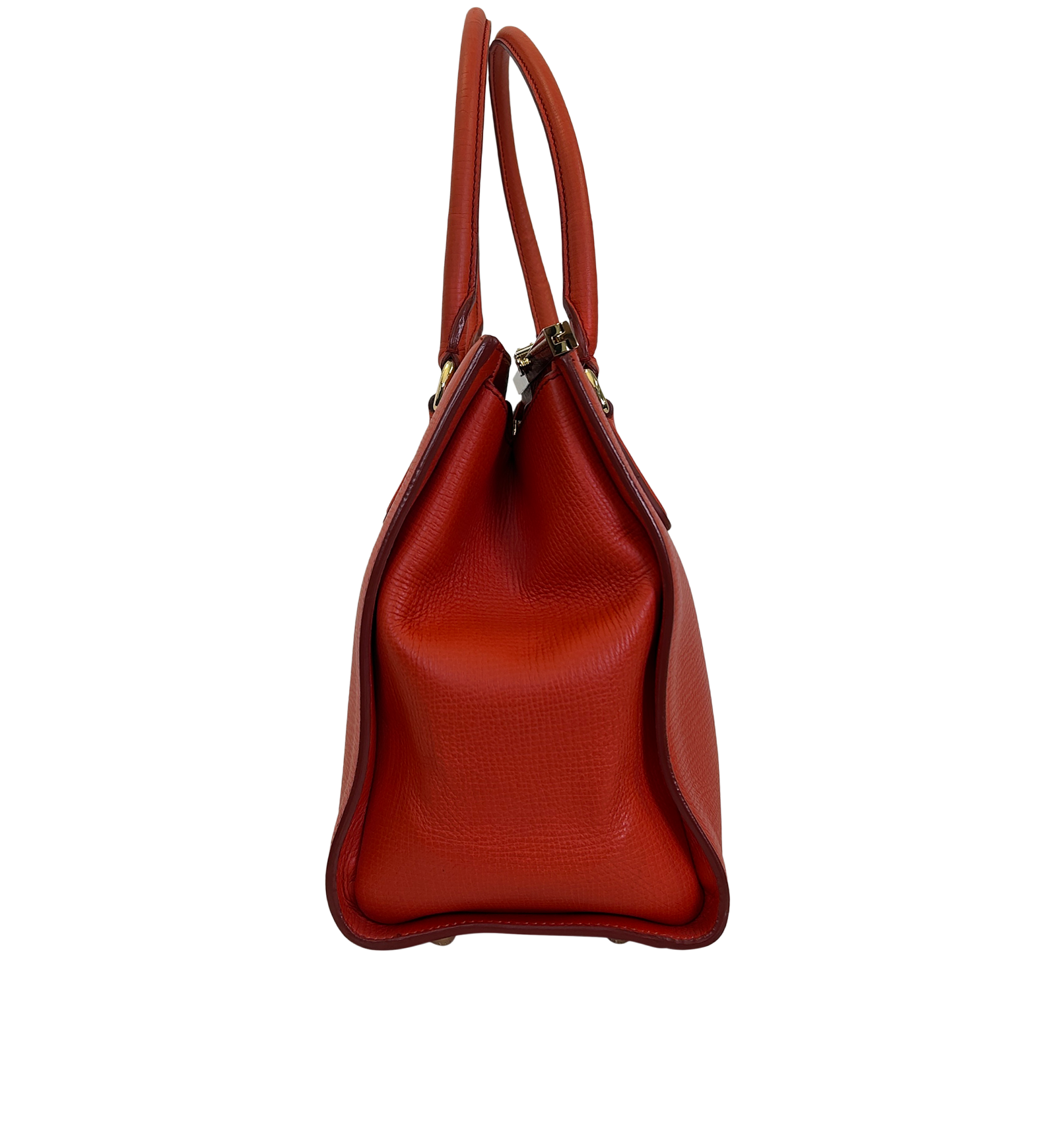 Tote, 420&euro;, Bolso, Naranja, Animal - Piel, Vista lateral